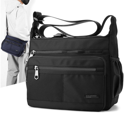 新款休闲大容量通勤男包