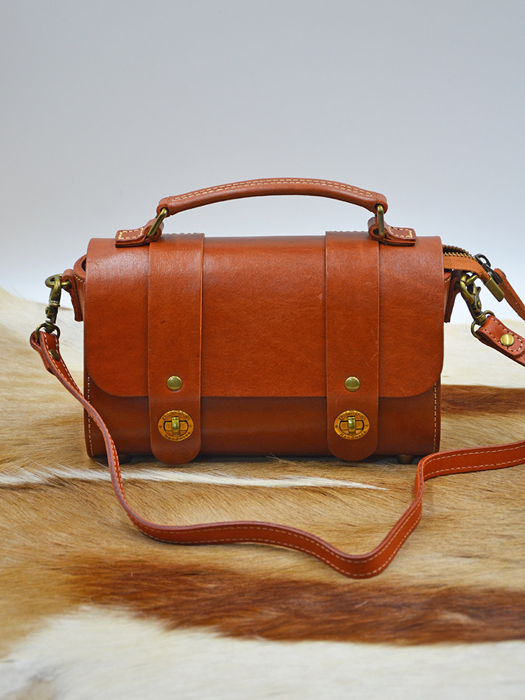 转山手工女包厚植鞣牛皮手提剑桥包复古重工手提包真皮单肩斜挎包,箱包皮具/热销女包/男包,通用款女包,淘宝优惠券,粉丝福利购,淘宝优惠卷