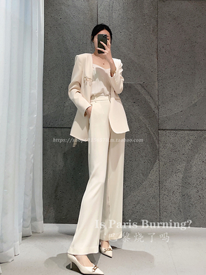 高腰气质裤子阔腿裤女