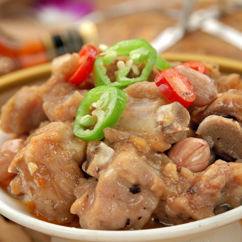 港式万正豉汁蒸排骨1000g熟食肉类酒店生鲜速冻半成品豆豉酱排骨