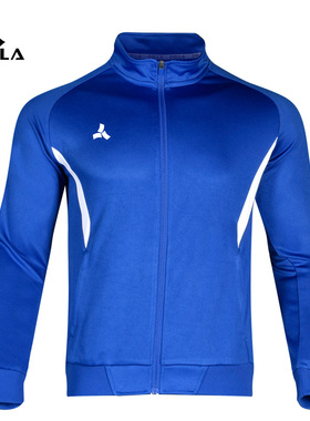 OGLLA安吉纳针织长袖外套男立领出场服休闲健身跑步运动上衣定制