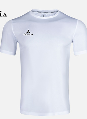 OGLLA安吉纳运动t恤男速干短袖夏季上衣男款足球跑步训练吸汗球衣