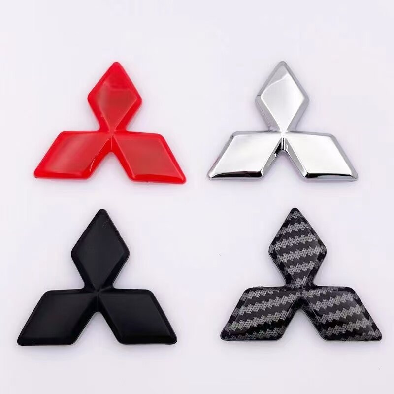 广汽三菱免拆方向盘标欧蓝德欧兰德新劲炫翼神方向盘标车标车贴标