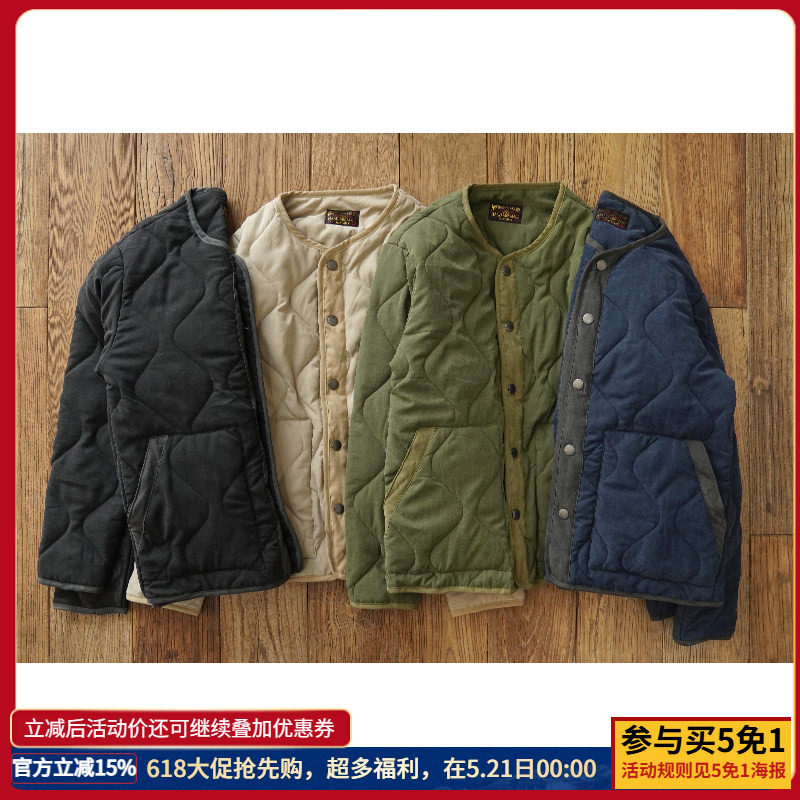 沾酱 葫芦格棉内胆男 羽绒棉 夹克外套 工装复古棉衣M51 M65内胆