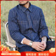 CY008赤耳衬衫 纯棉 牛仔衬衣 沾酱 男士 长袖 纯色休闲衬衫 复古