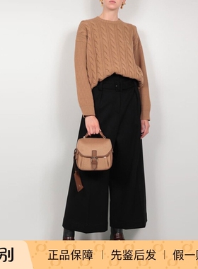 国内现货正品早春宽松百搭MaxMara老钱风绞花毛衣羊毛针织羊绒衫