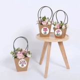 Набор на день матери, маленькая кожаная упаковка, льняная сумка для раннего возраста, увеличенная толщина