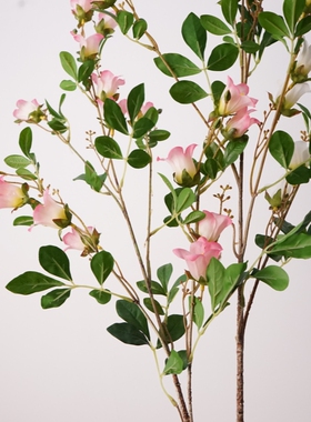 仿真花单枝九里香凌霄花假花家居装饰摆件花艺摆设摄影道具花材