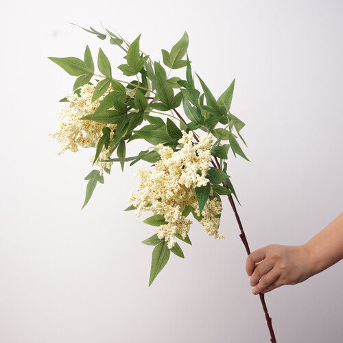 仿真绣球花 大枝2叉紫珠果 拍摄道具家居装饰DIY手工编织假花摆件