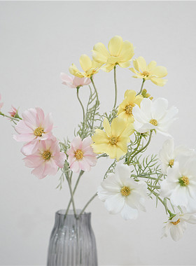 仿真花餐桌花波斯菊装饰花手捧花