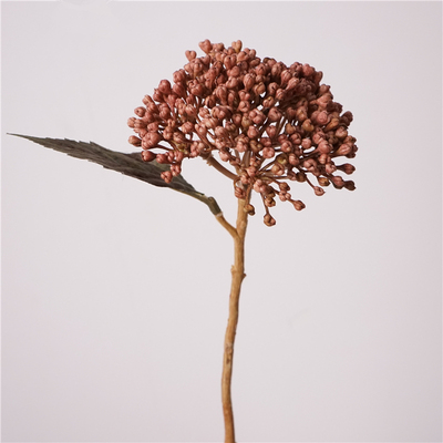秋色绣球果干花色家居装饰手捧花装饰花束客厅桌面道具花艺仿真花
