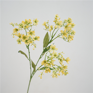 小清新仿真花束单枝瑞香花田园油菜花小碎花插花配花婚庆装饰假花
