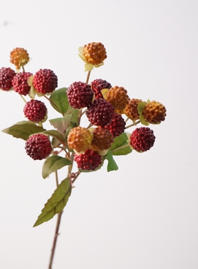 仿真花桑葚果 野果花束装饰摆件永生花家居插花装饰品绿植拍摄