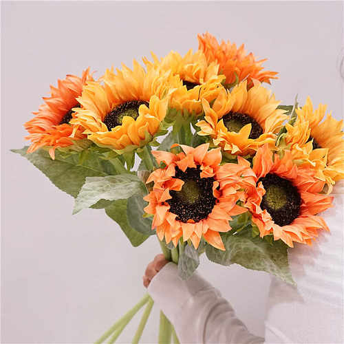 雪莉湿感向日葵落地室内装饰花