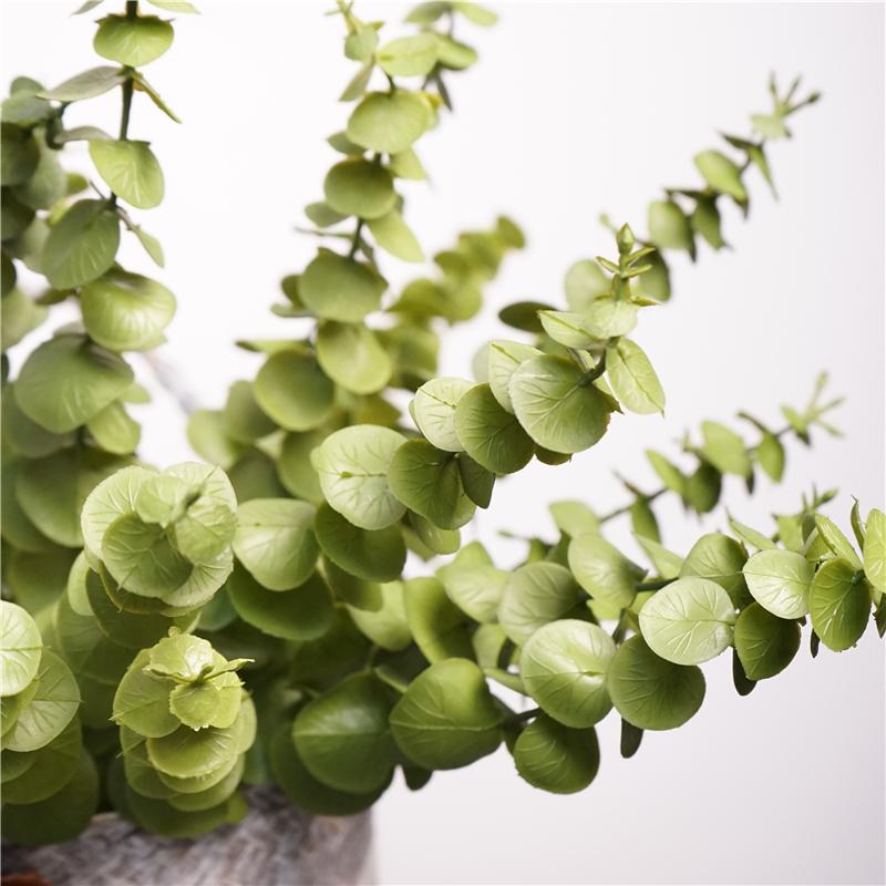 中国绿植桉叶北欧风仿真花材