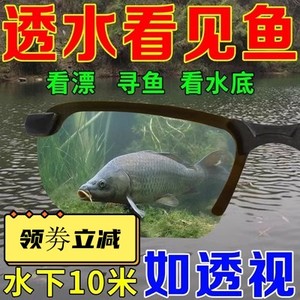 【德国科技】钓鱼看漂专用偏光眼镜男湖泊射鱼捕鱼看鱼看水底神器
