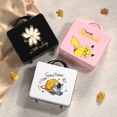新款 日系可爱女化妆包高颜值14寸小行李箱收纳包大容量密码 箱16寸