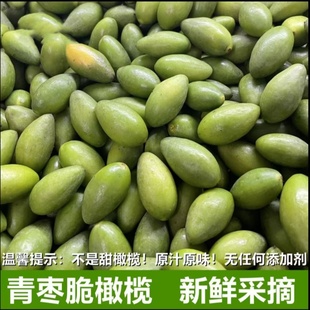 潮汕特产现摘新鲜青枣脆橄榄果檀香生吃甘香浓郁泡酒孕妇煲汤腌制