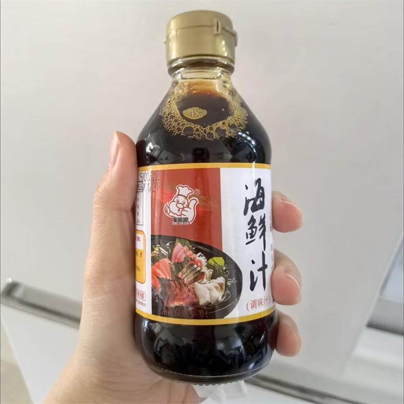 【滑嘟嘟J】海鲜汁200ml捞汁豆捞生抽酱油火锅食材刺身蘸料调味料