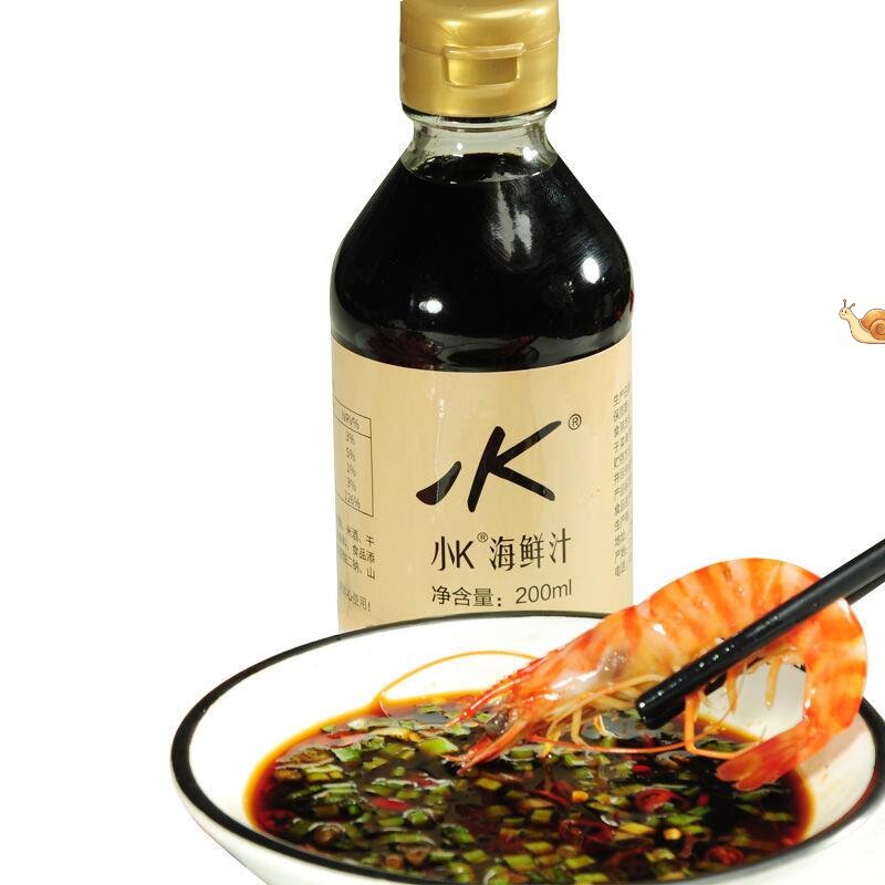滑嘟嘟】小K海鲜汁肥牛汁豆捞酱油火锅蘸料小龙虾海鲜寿司200ml