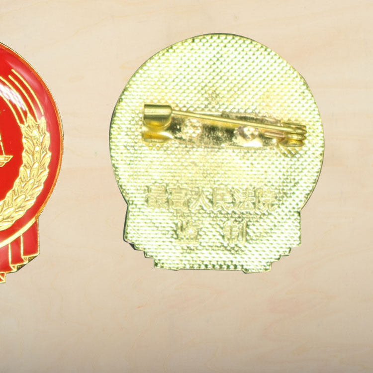 天秤陪单位制服用徽章审员工作服领带夹金属滴徽别针徽章胸章胸徽