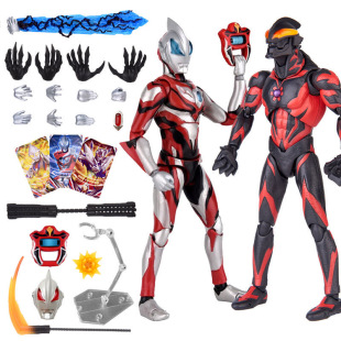 迪迦奥特曼 超可动无限赛罗捷德贝利亚神光棒ACT超人模型手办玩具