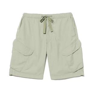 BEAMS PLUS Cargo Shorts 口袋抽绳速干工装裤夏季休闲六分短裤男