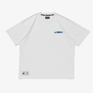 DESCENDANT 25SS DCDT 字母刺绣重磅短袖 男女夏季休闲宽松T恤潮