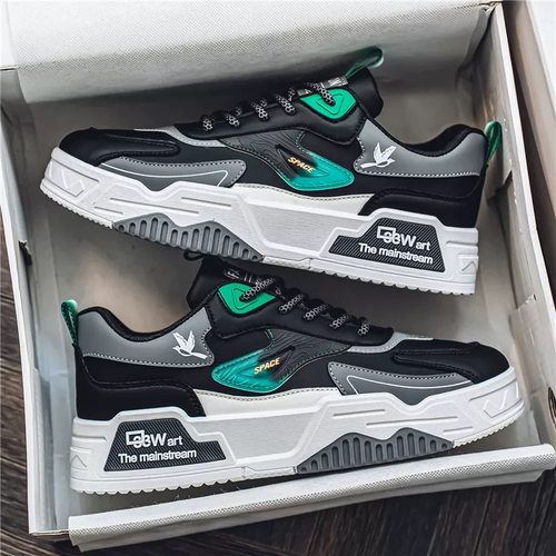 鞋子男潮鞋2025冬季新款男士百搭休闲鞋学生潮流板鞋厚底运动鞋子