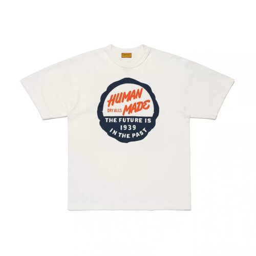 BEAMS JAPAN胸前圆领logo字母印花圆领宽松短袖T恤