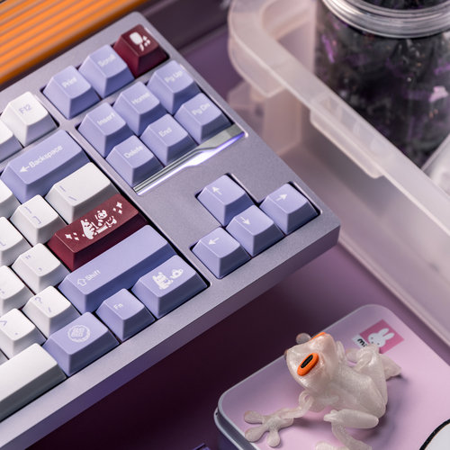 Tuzi兔子键帽143键PBT五面热升华机械键盘热按键个性化配件Cherry