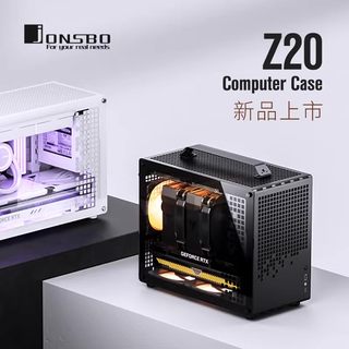 乔思伯Z20 黑/白色 MATX机箱支持240水冷简约桌面小机箱 提手可拆