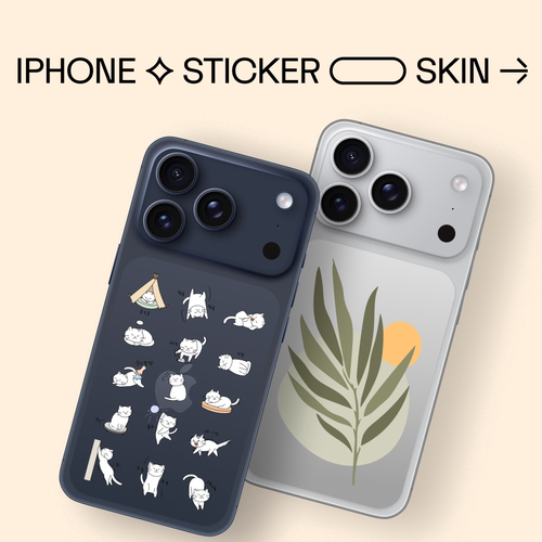 iPhone18Pro3M创意装饰背贴