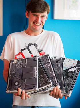 SkinAT适用MacBook Air15底部科技感电脑装饰膜 Mac Pro14 M5创意伪装拆机图贴膜 苹果笔记本底部拆机保护膜