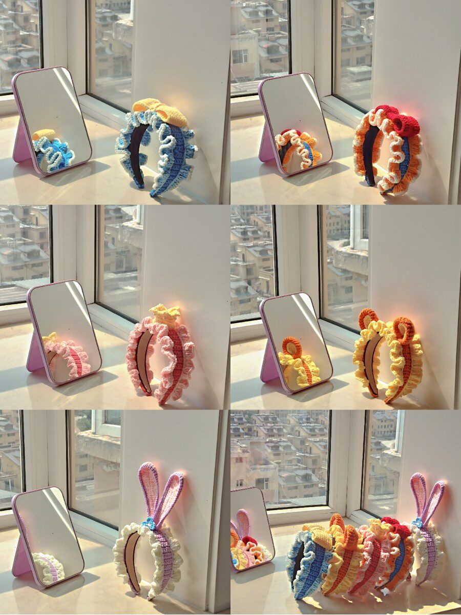 手工编织发箍迪士尼公主系列diy材料包送朋友有心意礼物