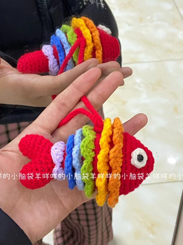 DIY七彩锦鲤挂件简单手残党零基础自制礼物送朋友有心意新年礼物