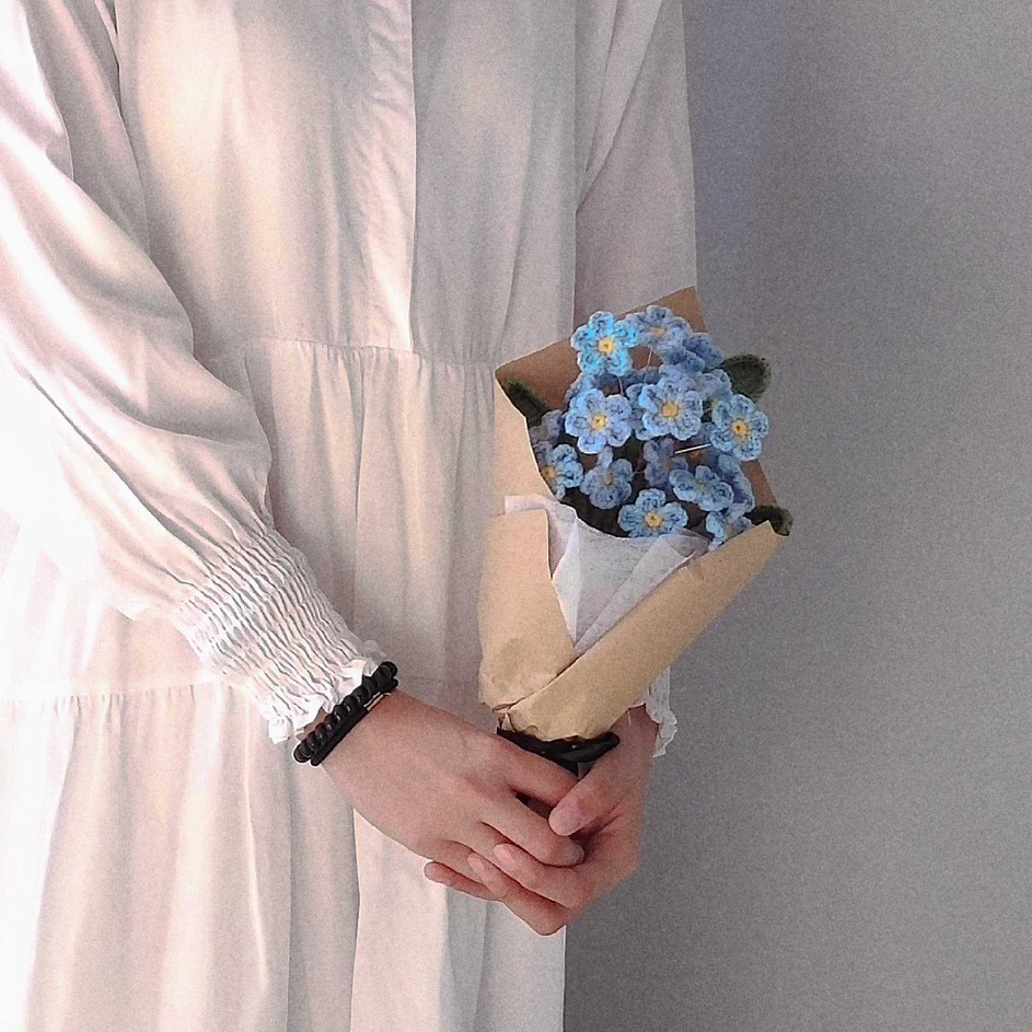 编织花束毛线钩针