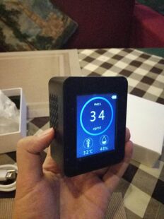 阿格瑞斯PM2.5检测仪PM2.5检测仪带温湿度空气质量检测仪家用