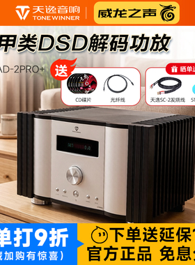 Winner/天逸 AD-2PRO+纯甲类家用大功率发烧DSD解码HIFI平衡功放