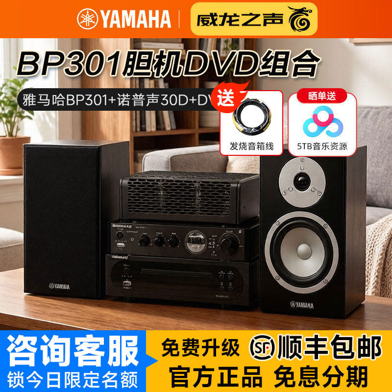 Yamaha/雅马哈 NS-BP301发烧胆机DVD组合音响高保真无源书架音箱