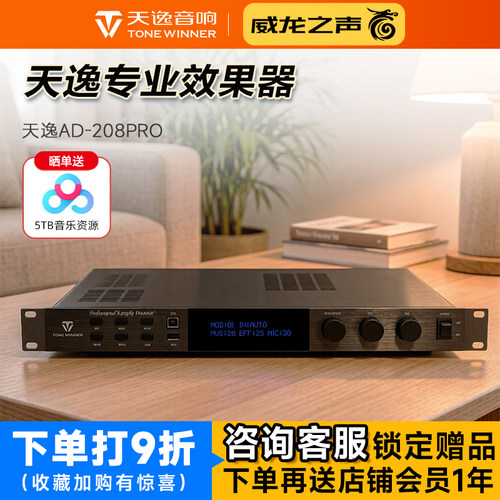 天逸AD-208PRO新升级专业效果器