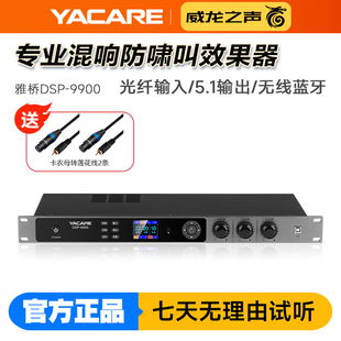 专业K歌效果器蓝牙前级功放音频处理防啸叫混响器 9900 雅桥 DSP