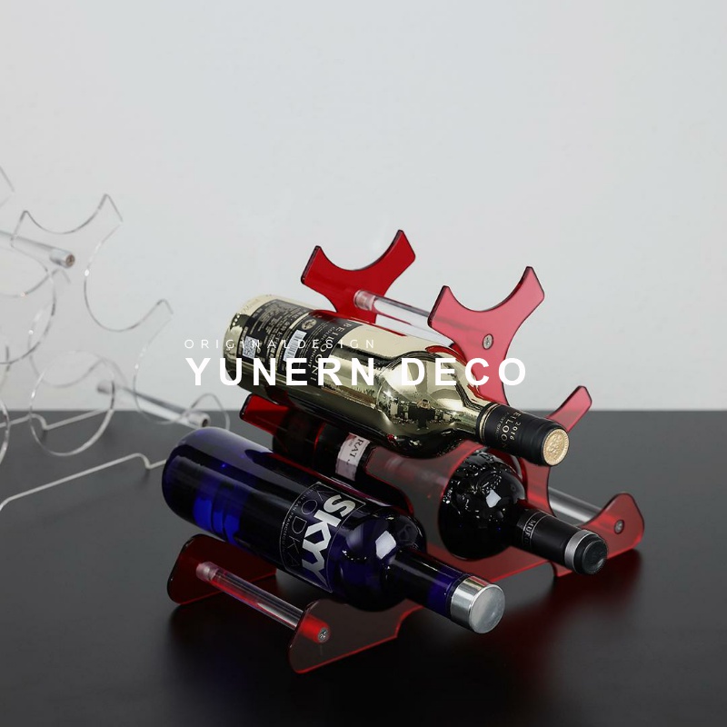 现代简约亚克力装饰红酒架