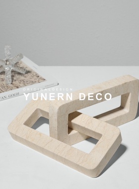 北欧风格高级感创意大理石摆件