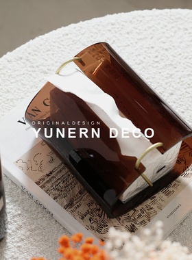 餐桌装饰摆件亚克力收纳现代轻奢