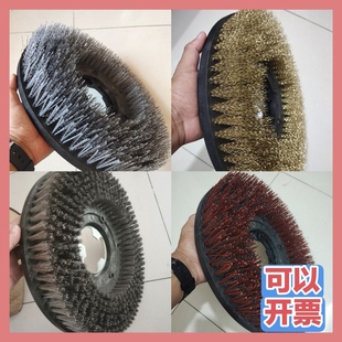 洁霸BF522钢丝刷175单擦机洗地刷开荒磨地翻新17寸刷地机地毯刷盘