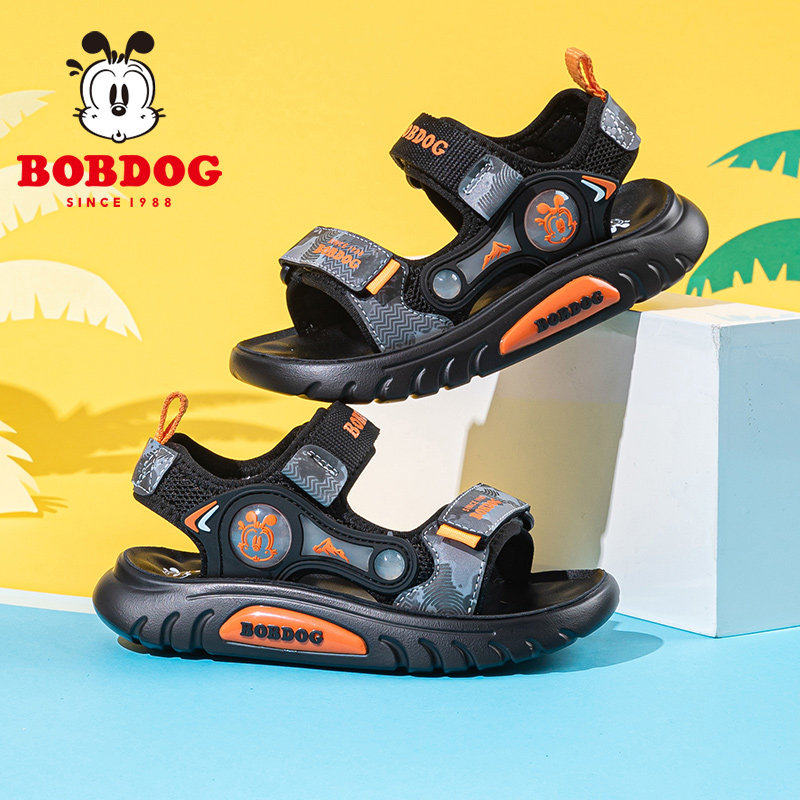 巴布豆童鞋男童运动凉鞋2026新款青少年夏季男宝夏鞋轻便儿童鞋子