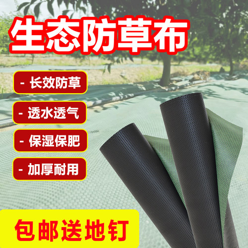 新型透水透果树园防草布盖草地布