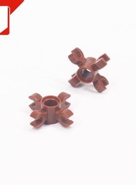 益智小颗粒 四侧夹口栓连接件1178兼容90202 15646散零件积木玩具