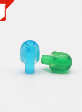 兼容58176零件带柄小球圆灯车头灯小颗粒积木DIY配件益智拼插玩具